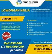 Loker Supir Jakarta Barat Dalam 3 Hari Terakhir